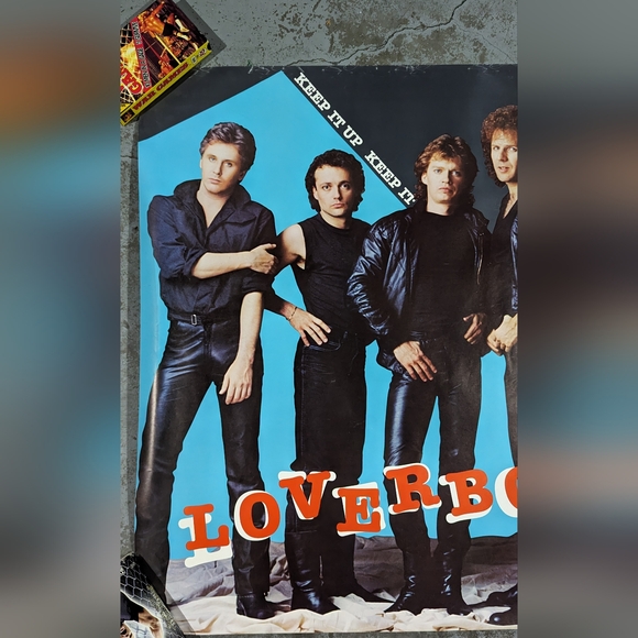 Vintage Rare 1983 Lover Boy Keep It Up Oversized Promo Poster - Picture 2 of 6